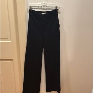 Boden Ponte Black Wide Leg Pants Versatile High-Rise